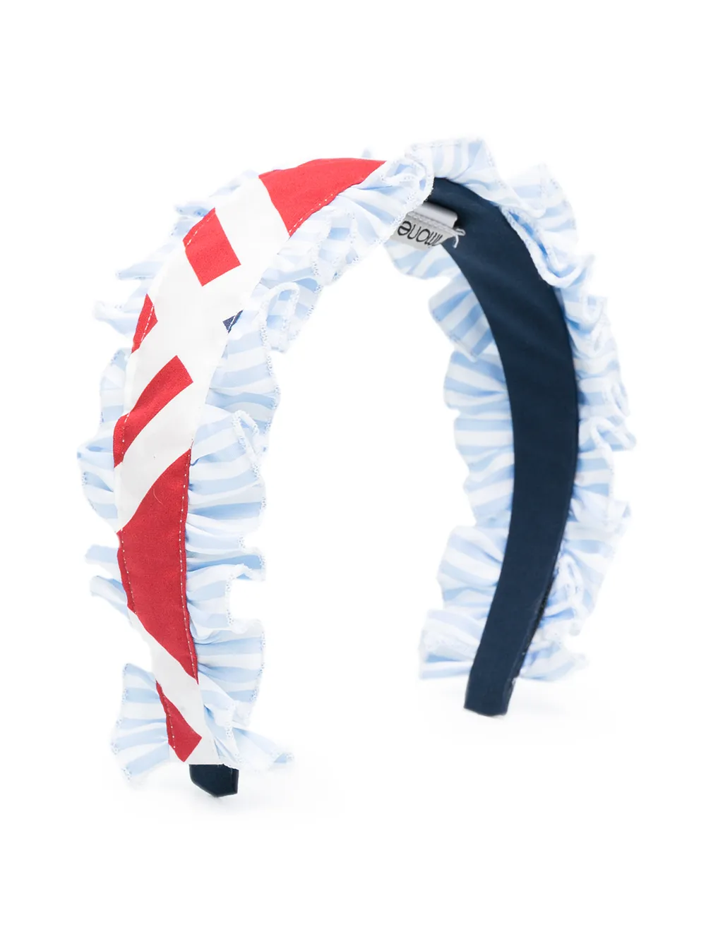 Simonetta ободок с полосатыми оборками