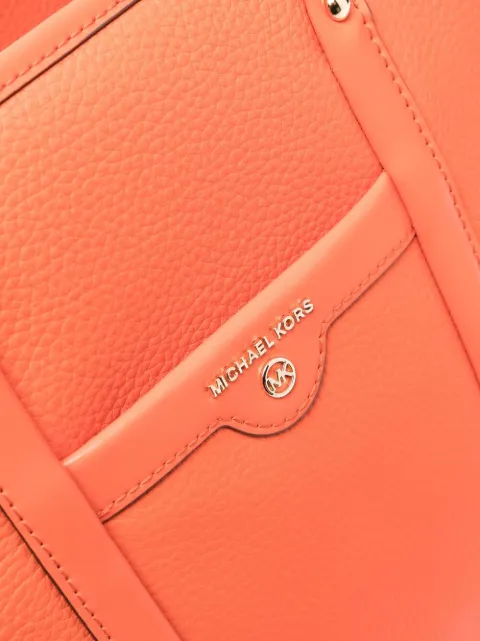 beck medium pebbled leather satchel