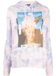 Image 1 of Versace Jeans Couture tie-dye cotton hoodie