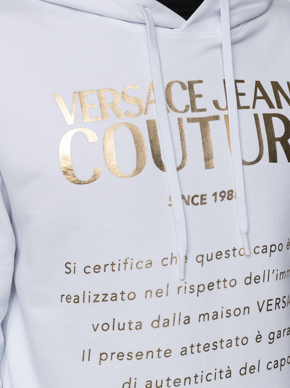 фото Versace jeans couture худи etichetta с логотипом