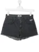 Image 1 of MSGM Kids logo-print denim shorts
