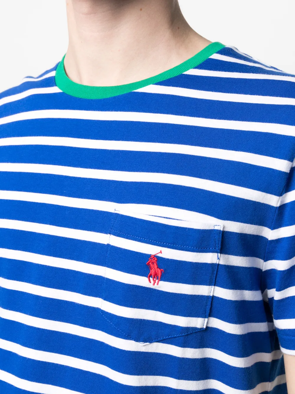 фото Polo ralph lauren полосатая футболка