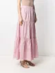 Semicouture tiered cotton maxi skirt