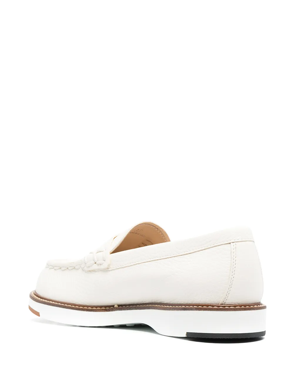 Tod's Panelled Chunky-sole Loafers In White
