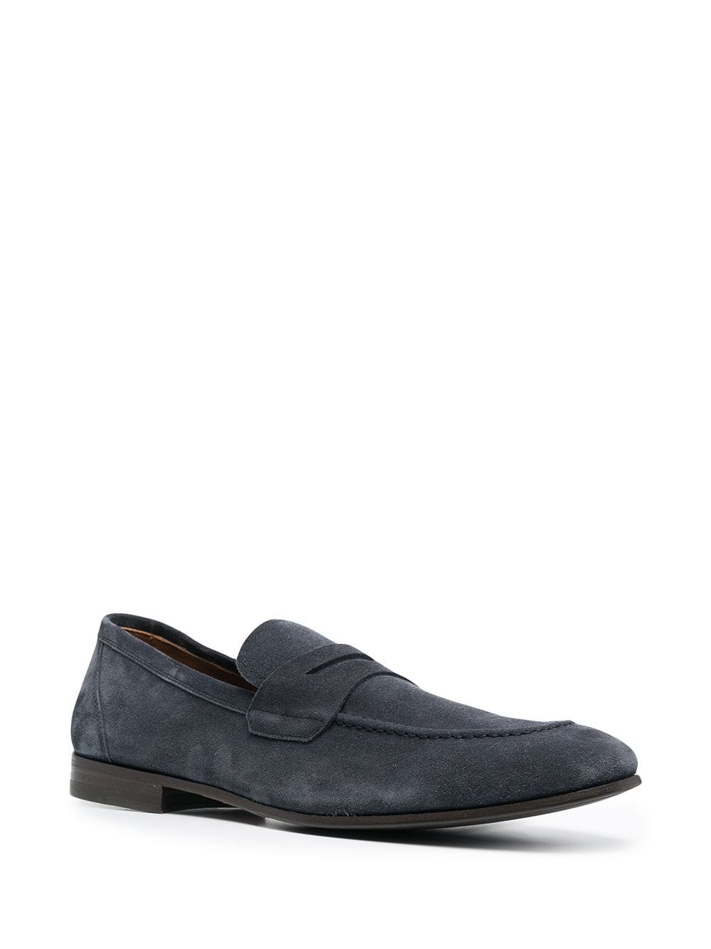 Henderson Baracco Penny loafers met ronde neus - Blauw