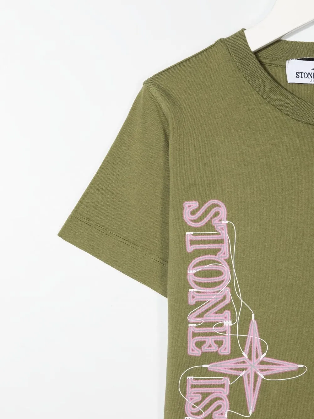 фото Stone island junior футболка с логотипом