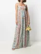 Image 2 of Versace Jeans Couture Tuileries-print maxi dress