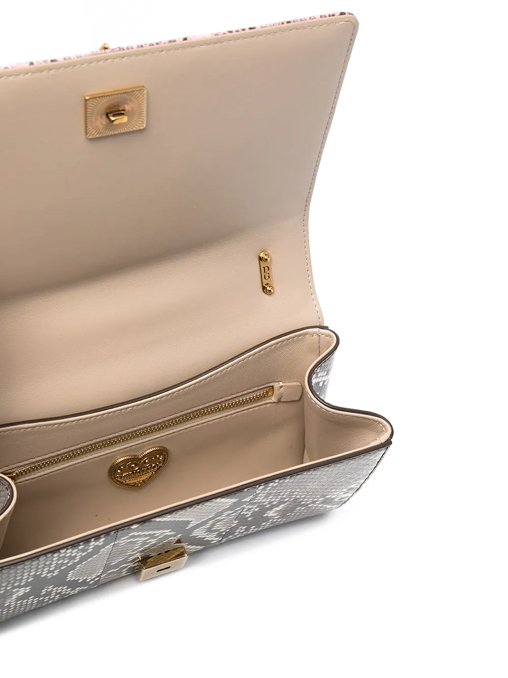 фото Dolce & gabbana жаккардовая сумка на плечо devotion