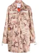 Image 1 of The Attico camouflage-print parka