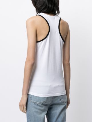 Jade logo-printed tank top展示图