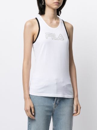 Jade logo-printed tank top展示图