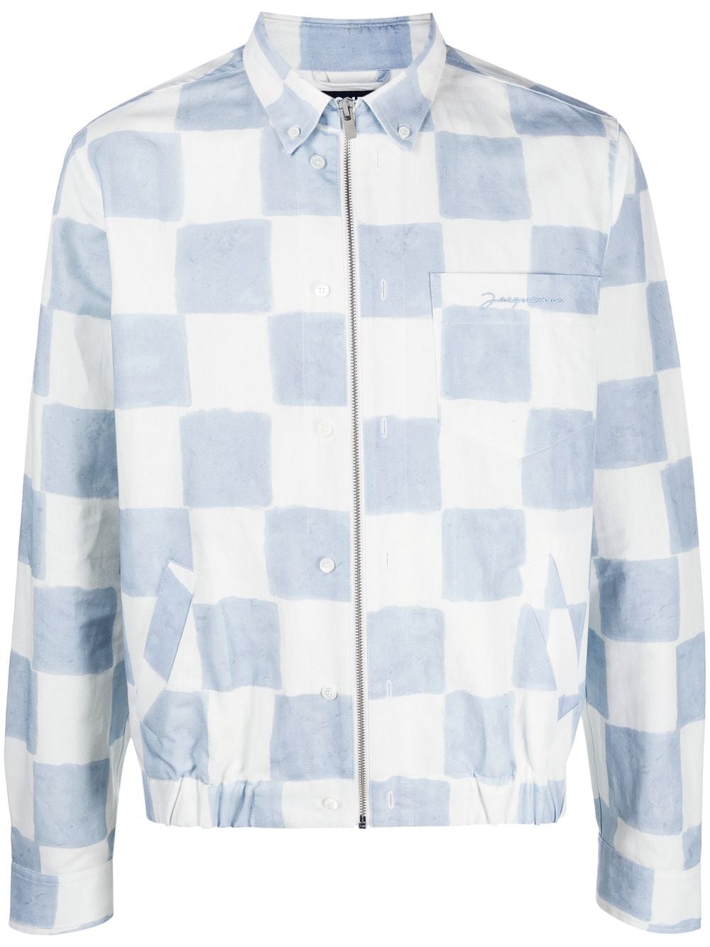 фото Jacquemus куртка-рубашка в шахматную клетку