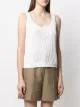 Loro Piana sleeveless knit top