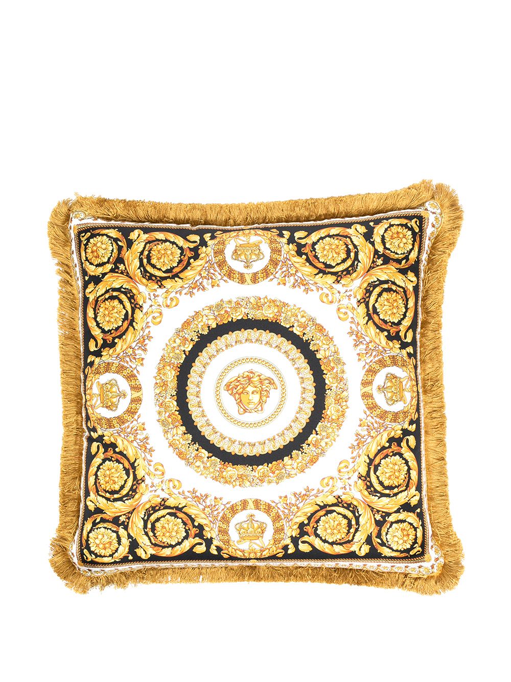 фото Versace home baroque print cushion