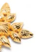 Yves Saint Laurent Pre-Owned 1990s crystal-embellished flower motif brooch