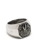Emanuele Bicocchi Lily signet ring - Silver