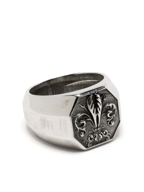 Emanuele Bicocchi Lily signet ring