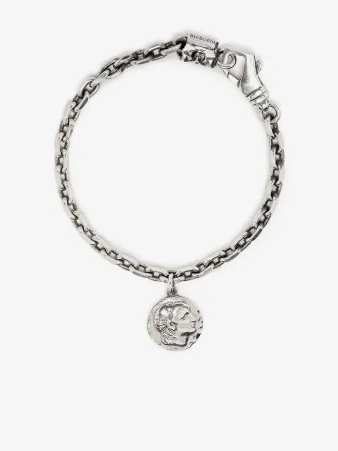 Emanuele Bicocchi coin charm bracelet