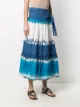 Alberta Ferretti tie-dye midi skirt