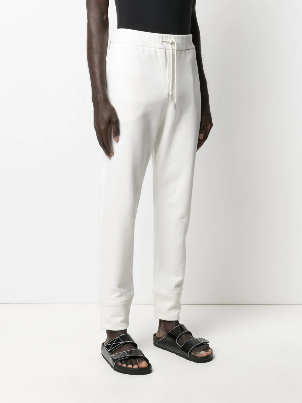 фото Jil sander спортивные брюки с вышитым логотипом