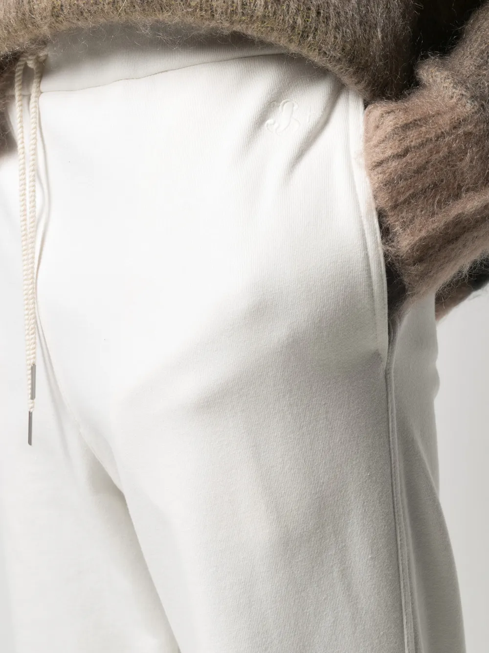 фото Jil sander спортивные брюки с вышитым логотипом