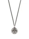 Emanuele Bicocchi coin-pendant necklace - Silver