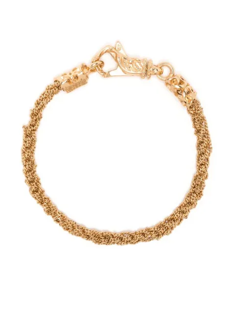 Emanuele Bicocchi pulsera con diseño trenzado