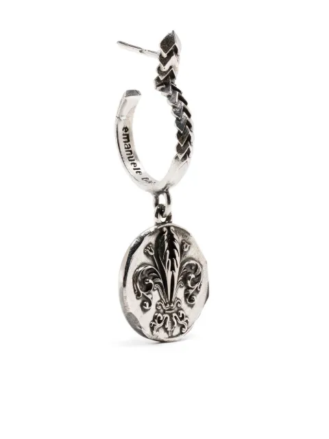 Emanuele Bicocchi Lily coin earring