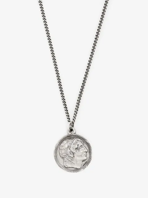 Emanuele Bicocchi Ceasar coin pendant necklace