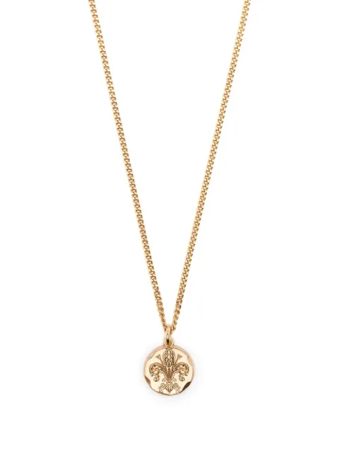 Emanuele Bicocchi collar con dije de moneda