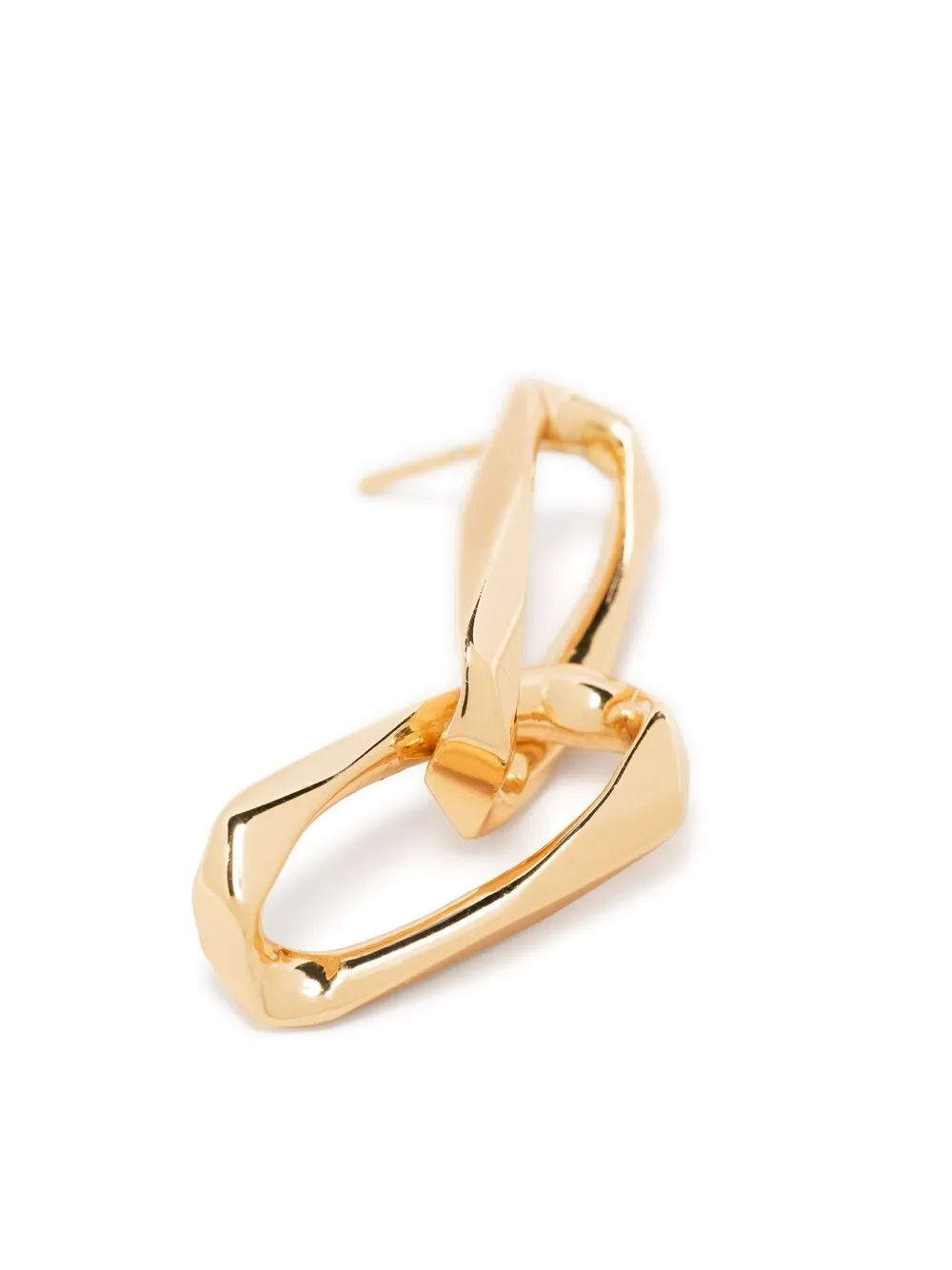 chain-link earrings