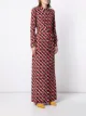 DVF Diane von Furstenberg geometric-print silk shirt dress