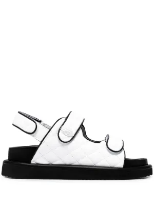 kurt geiger orson quilted sandals