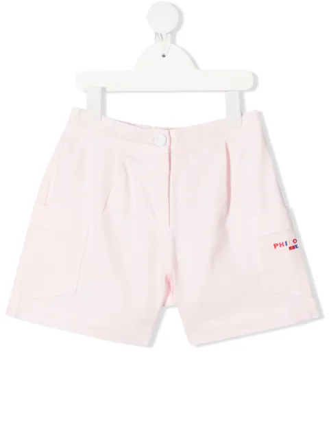 Philosophy Di Lorenzo Serafini Kids mid-rise patch-pocket shorts