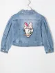 Image 2 of Monnalisa embroidered Daisy denim jacket