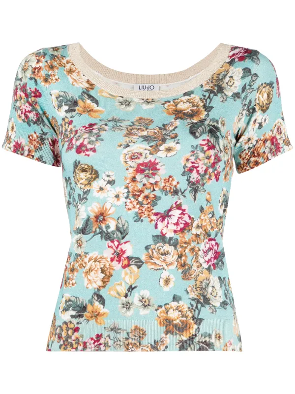 floral print jumper