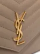 Saint Laurent Monogram quilted clutch bag