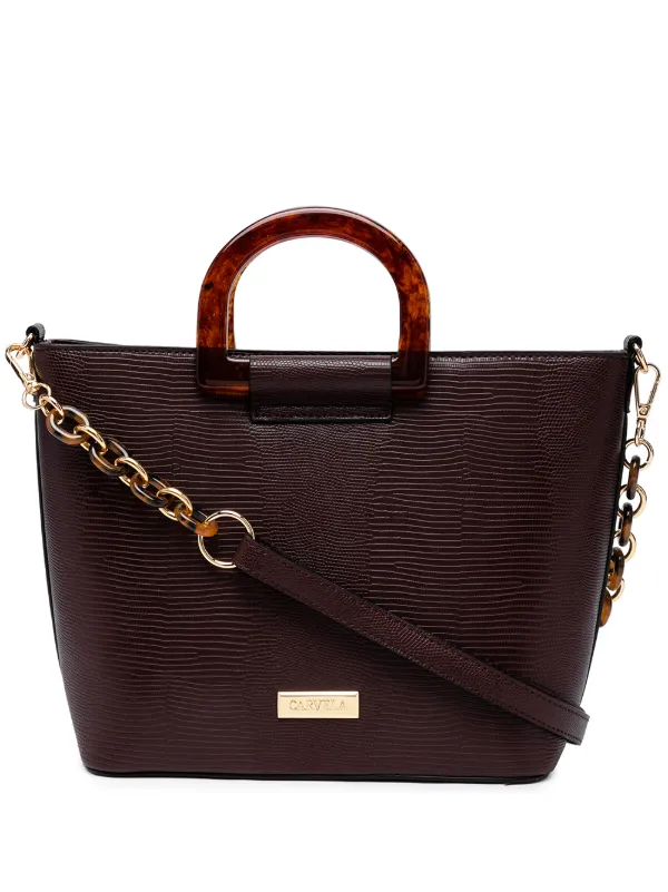 carvela tote bag with chain handle