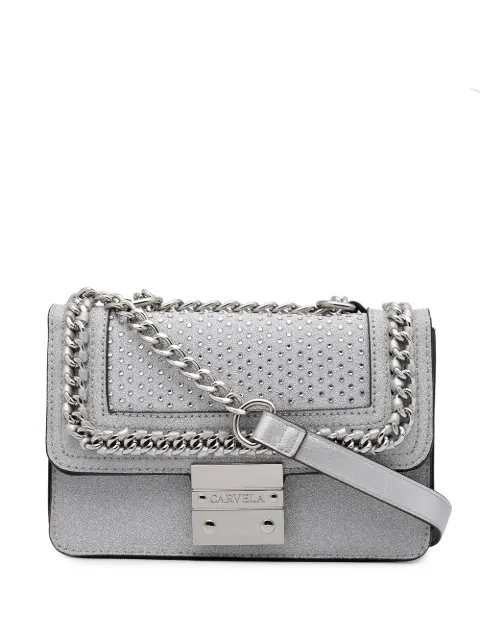 carvela quilted chain bag