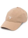 Barbour logo-print cap - Brown