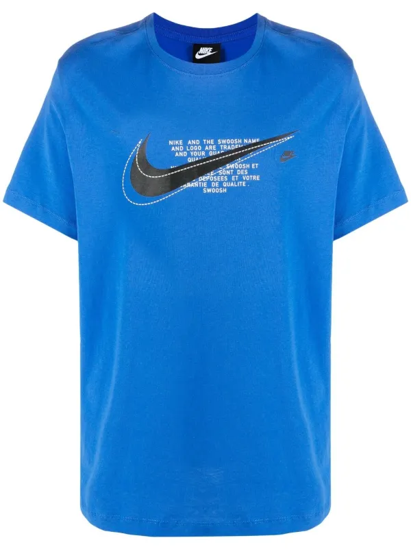 nike logo print
