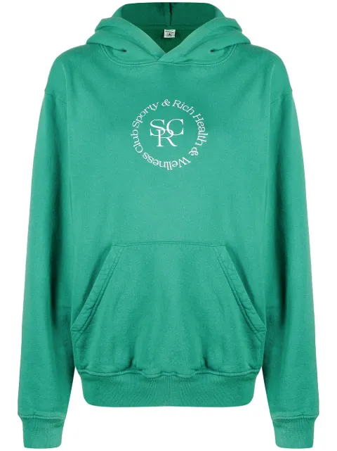 sporty and rich green hoodie