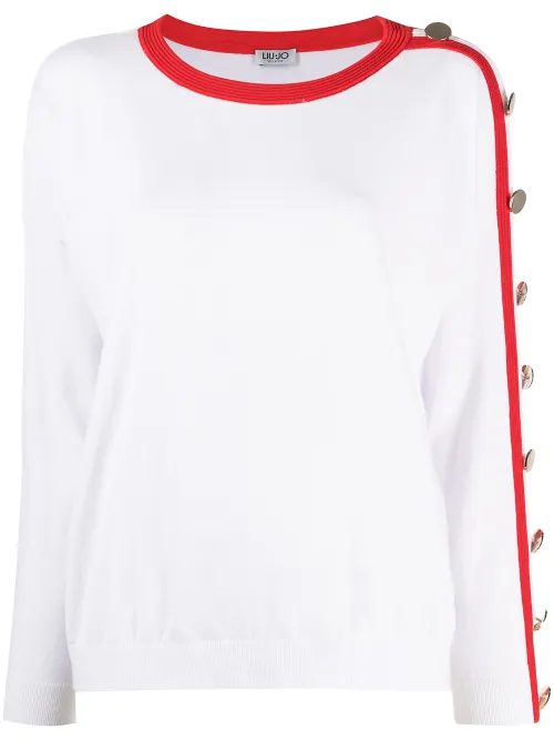 T-shirt à bandes latérales - LIU JO - Modalova