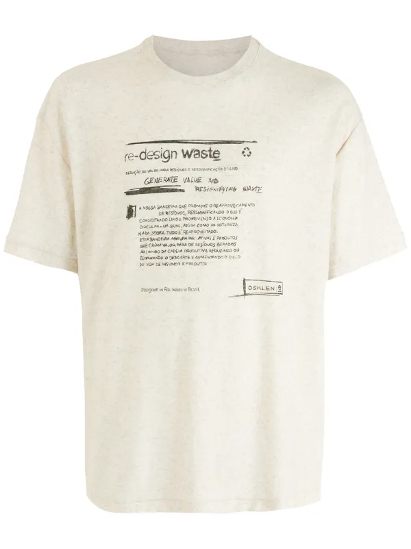 Shop Osklen Eco Blend Redesign Waste T 