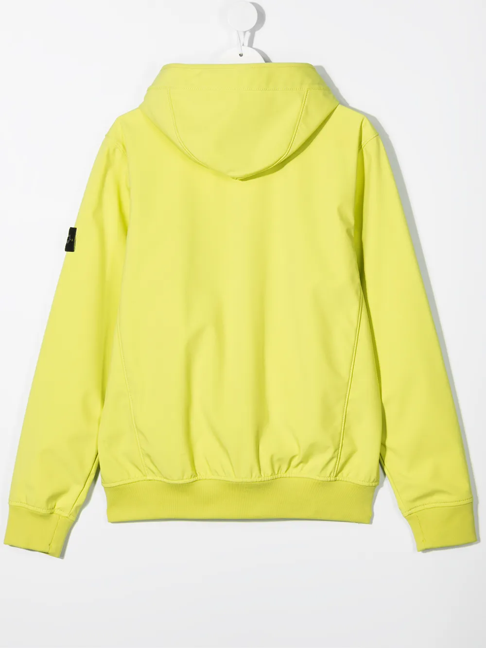 фото Stone island junior куртка с капюшоном и нашивкой-логотипом
