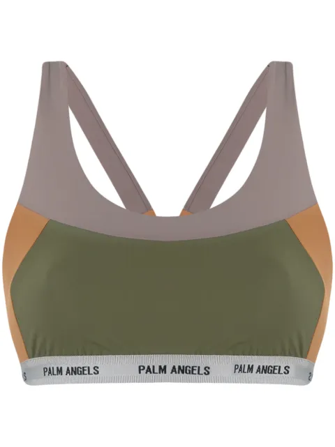Palm Angels bra deportivo con diseño colour block