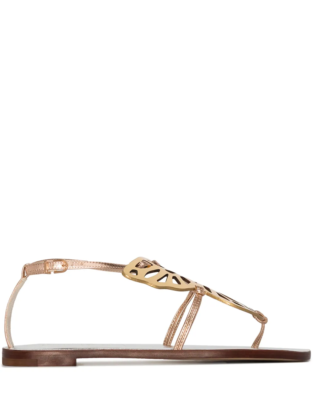 Sophia Webster сандалии Butterfly с эффектом металлик