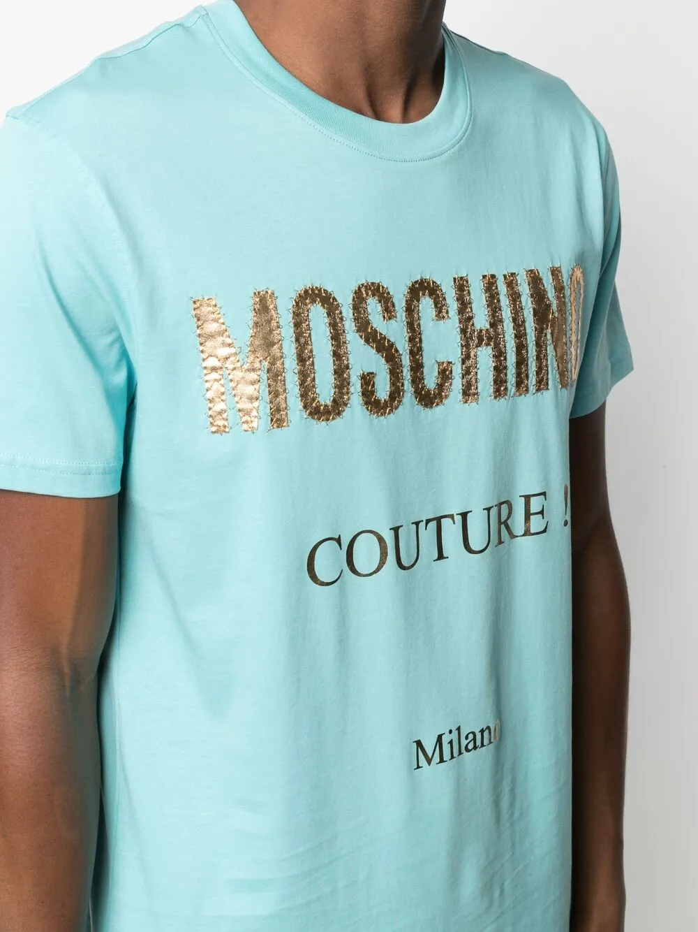 фото Moschino футболка с логотипом