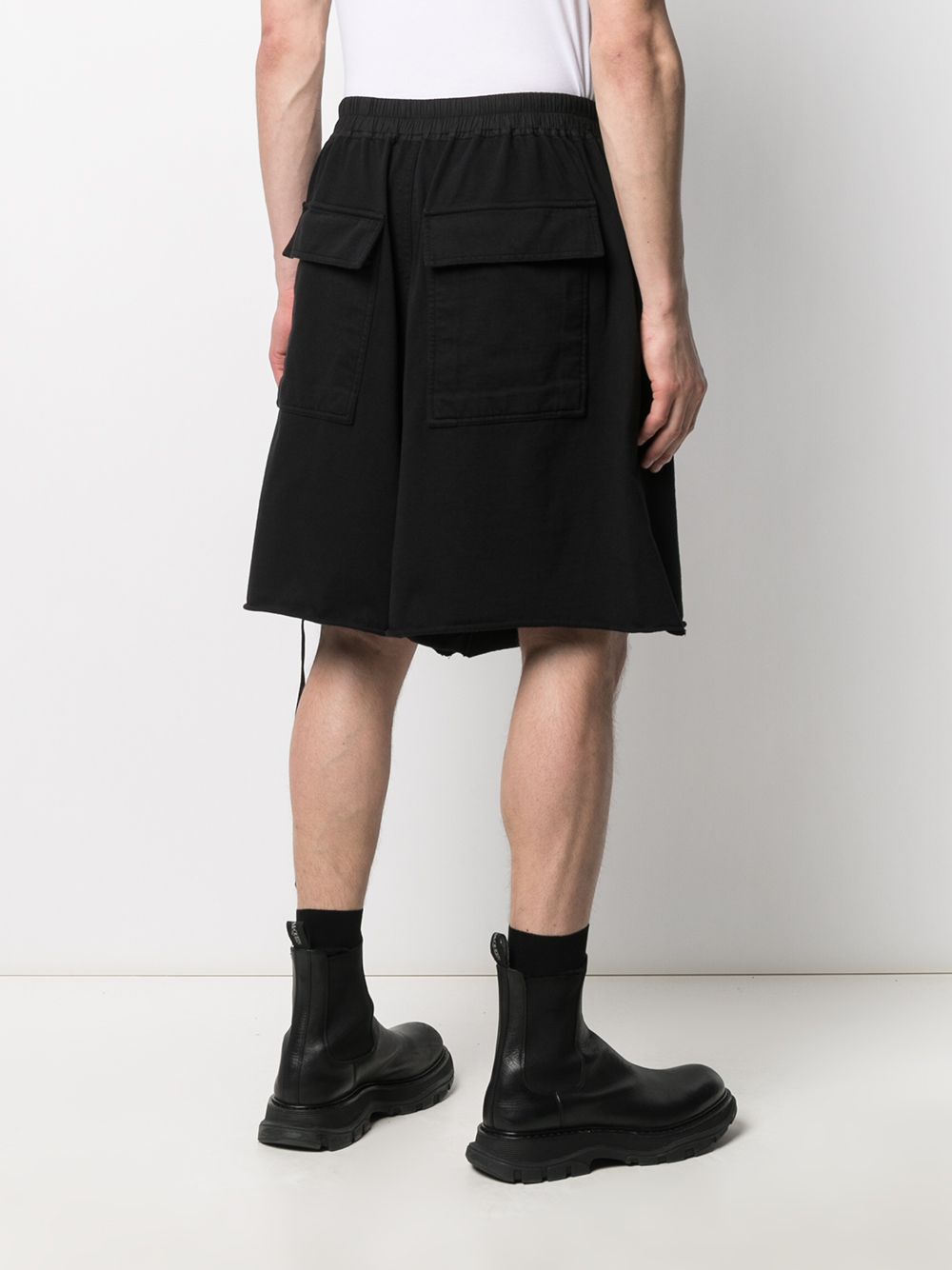 фото Rick owens drkshdw шорты-бермуды с кулиской