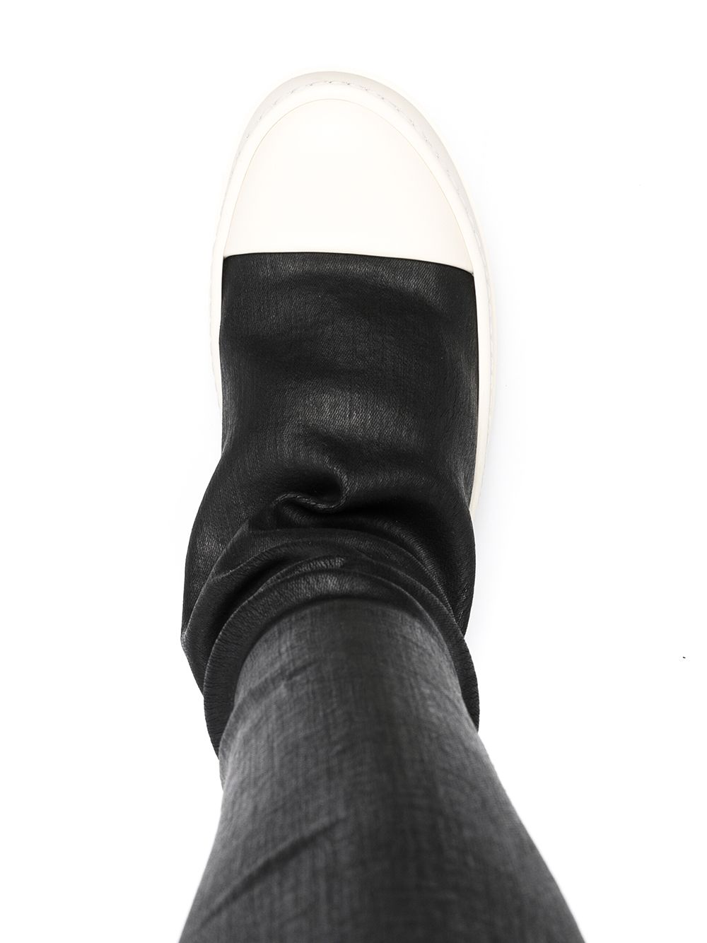 фото Rick owens drkshdw высокие кроссовки-носки